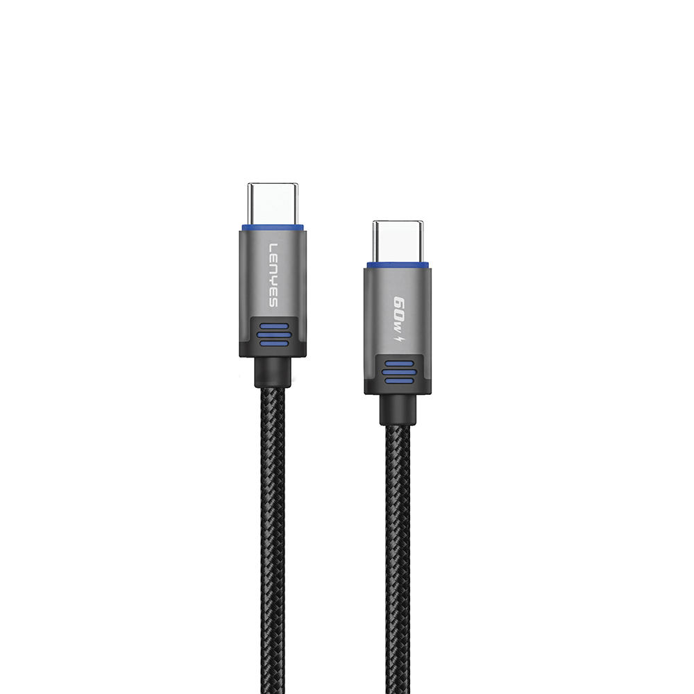 [RNZ-TA114767] Lenyes LC532 Type-C to Type-C Hızlı Şarj Özellikli Data ve Şarj Kablosu 60W 1M
