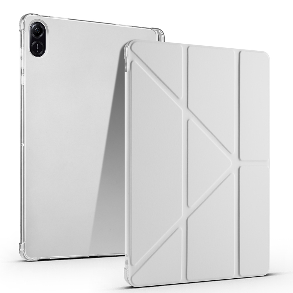 Honor Pad X8A Uyumlu Kılıf Zore Tri Folding Kalem Bölmeli Standlı Kılıf
