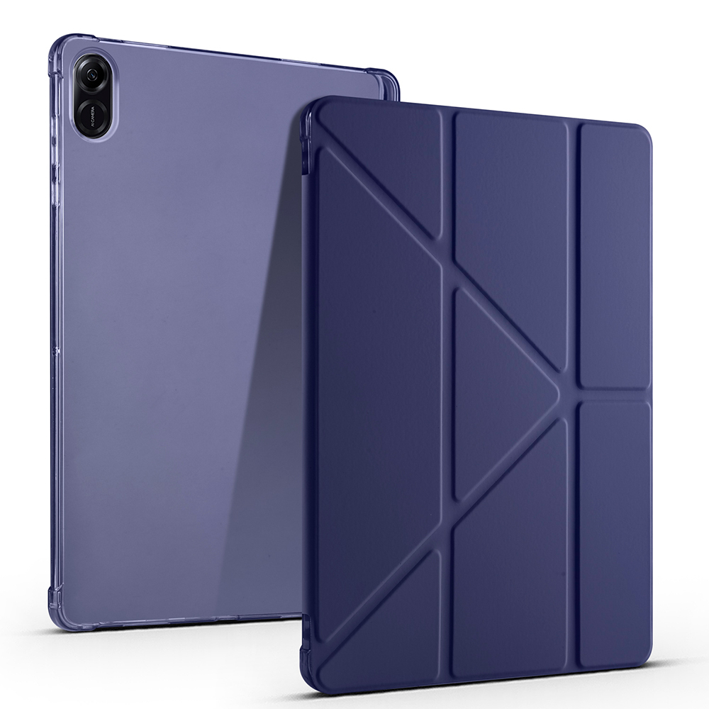 Honor Pad X8A Uyumlu Kılıf Zore Tri Folding Kalem Bölmeli Standlı Kılıf