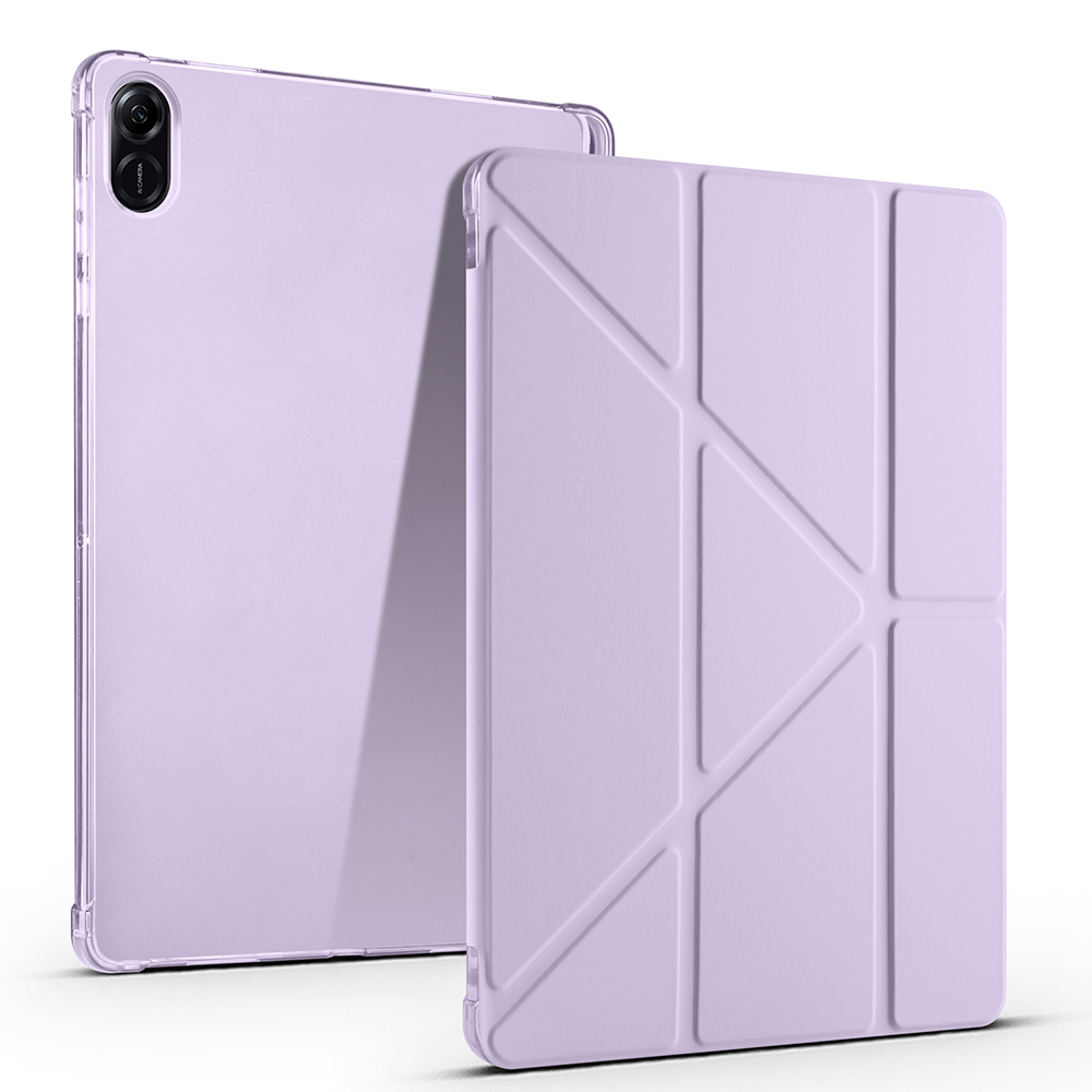 Honor Pad X8A Uyumlu Kılıf Zore Tri Folding Kalem Bölmeli Standlı Kılıf