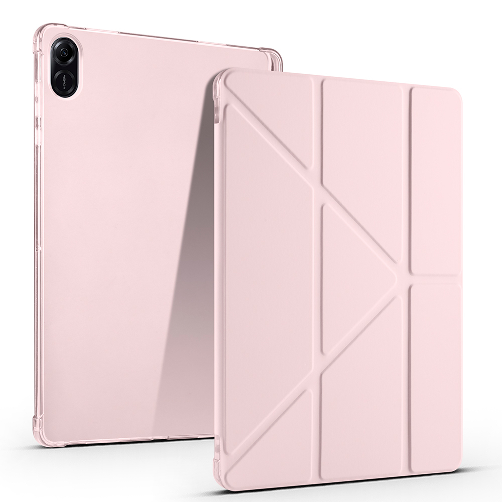 Honor Pad X8A Uyumlu Kılıf Zore Tri Folding Kalem Bölmeli Standlı Kılıf