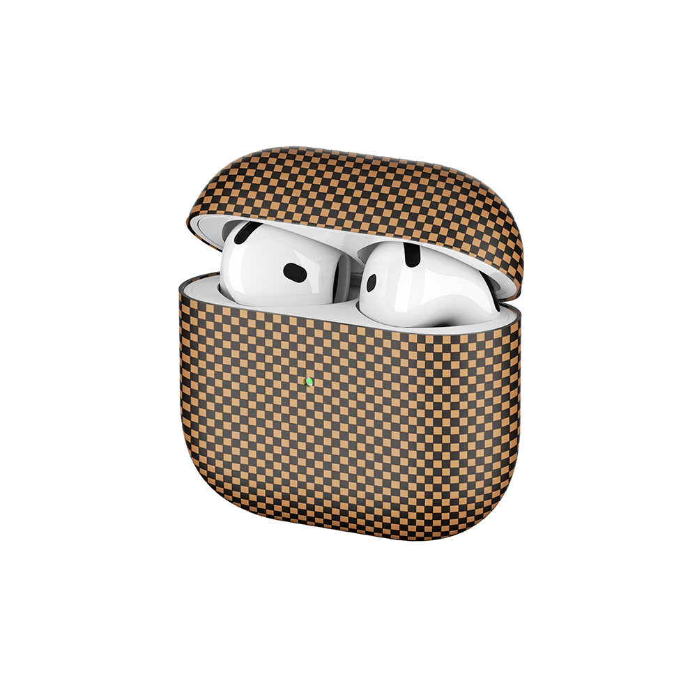 Apple Airpods 4 Uyumlu Zore Airbag 43 600D Karbon Fiber Kulaklık Kılıfı