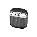 Apple Airpods 4 Uyumlu Zore Airbag 43 600D Karbon Fiber Kulaklık Kılıfı