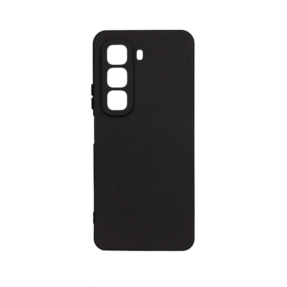 [RNZ-TA115391] Infinix Hot 50 4G Uyumlu Kılıf Zore Biye Silikon (Siyah)