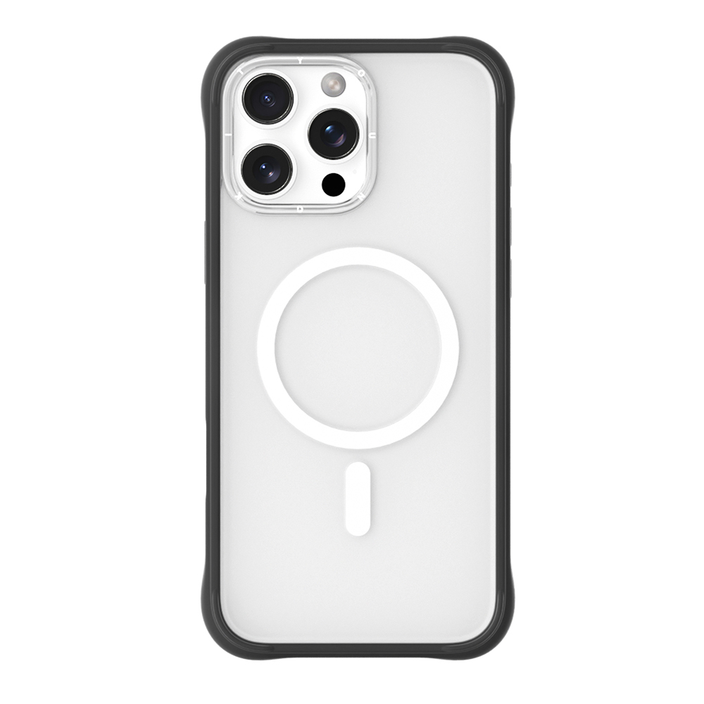 [RNZ-TA115251] Apple iPhone 16 Pro Uyumlu Kılıf M-safe Şarj Özellikli Airbagli Youngkit Dynamic 2 Serisi Kapak (Siyah)