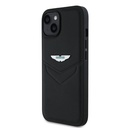 Apple iPhone 14 Uyumlu Kılıf Aston Martin Orjinal Lisanslı Victory Dizayn PU Deri Metal Logolu Kapak