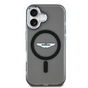 Apple iPhone 16 Uyumlu Kılıf Aston Martin Orjinal Lisanslı M-safe Şarj Özellikli IML Baskı Logolu Buzlu Kapak