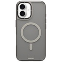 Apple iPhone 16 Uyumlu Kılıf M-safe Şarj Özellikli Cam Arka Yüzey TPU Youngkit Gemstone Serisi Kapak