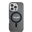 Apple iPhone 16 Pro Uyumlu Kılıf Aston Martin Orjinal Lisanslı M-safe Şarj Özellikli IML Baskı Logolu Buzlu Kapak