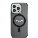 Apple iPhone 15 Pro Max Uyumlu Kılıf Aston Martin Orjinal Lisanslı M-safe Şarj Özellikli IML Baskı Logolu Metal Düğmeli Kapak
