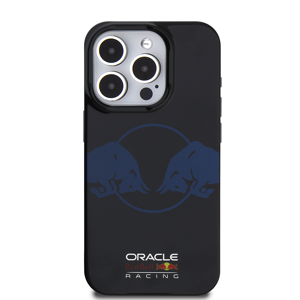 Apple iPhone 15 Pro Max Uyumlu Kılıf Redbull Orjinal Lisanslı M-safe Şarj Özellikli IML Çift Boğa Baskılı Sert PC Kapak