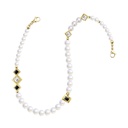 Pynana Free Diamond Serisi İnci Taşlı Telefon Boyun Askı İpi