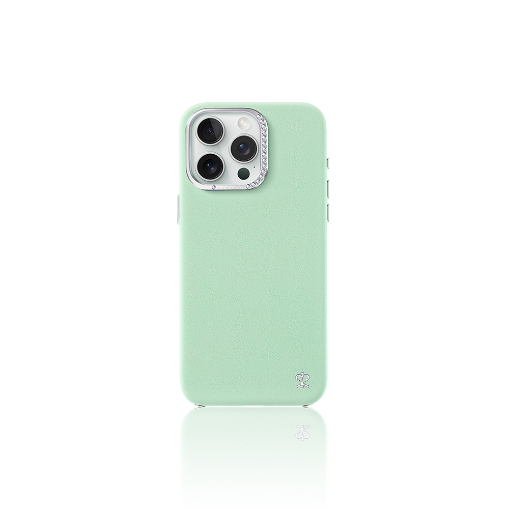 [RNZ-TA115334] Apple iPhone 14 Pro Max Uyumlu Kılıf Suni Deri Tasarımlı Pynana Starry Serisi Kapak (Yeşil)