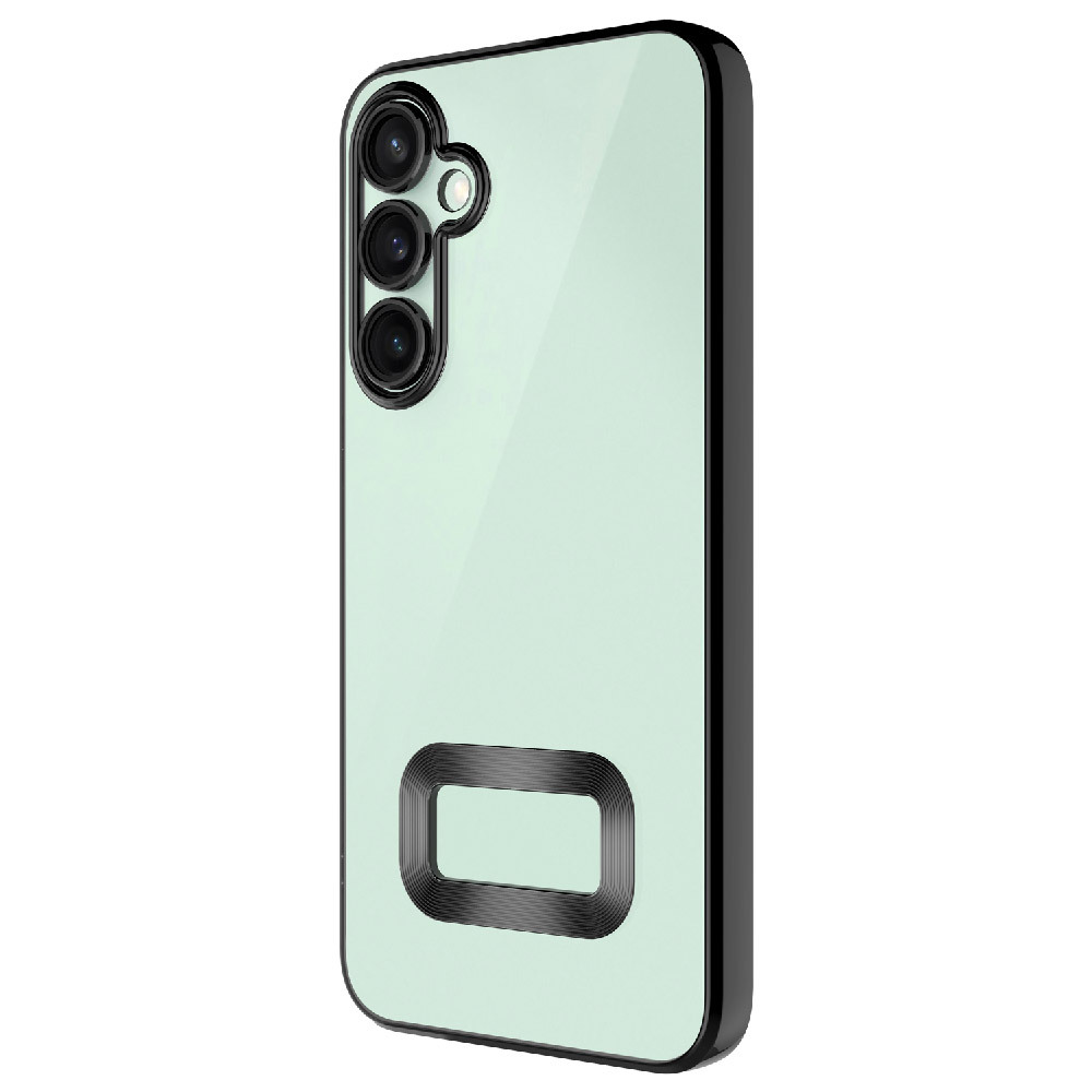 [RNZ-TA115183] Samsung Galaxy A26 Uyumlu Kılıf Kamera Korumalı Logo Gösteren Zore Omega Kapak (Siyah)