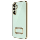 Samsung Galaxy A36 Uyumlu Kılıf Kamera Korumalı Logo Gösteren Zore Omega Kapak