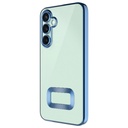 Samsung Galaxy A36 Uyumlu Kılıf Kamera Korumalı Logo Gösteren Zore Omega Kapak