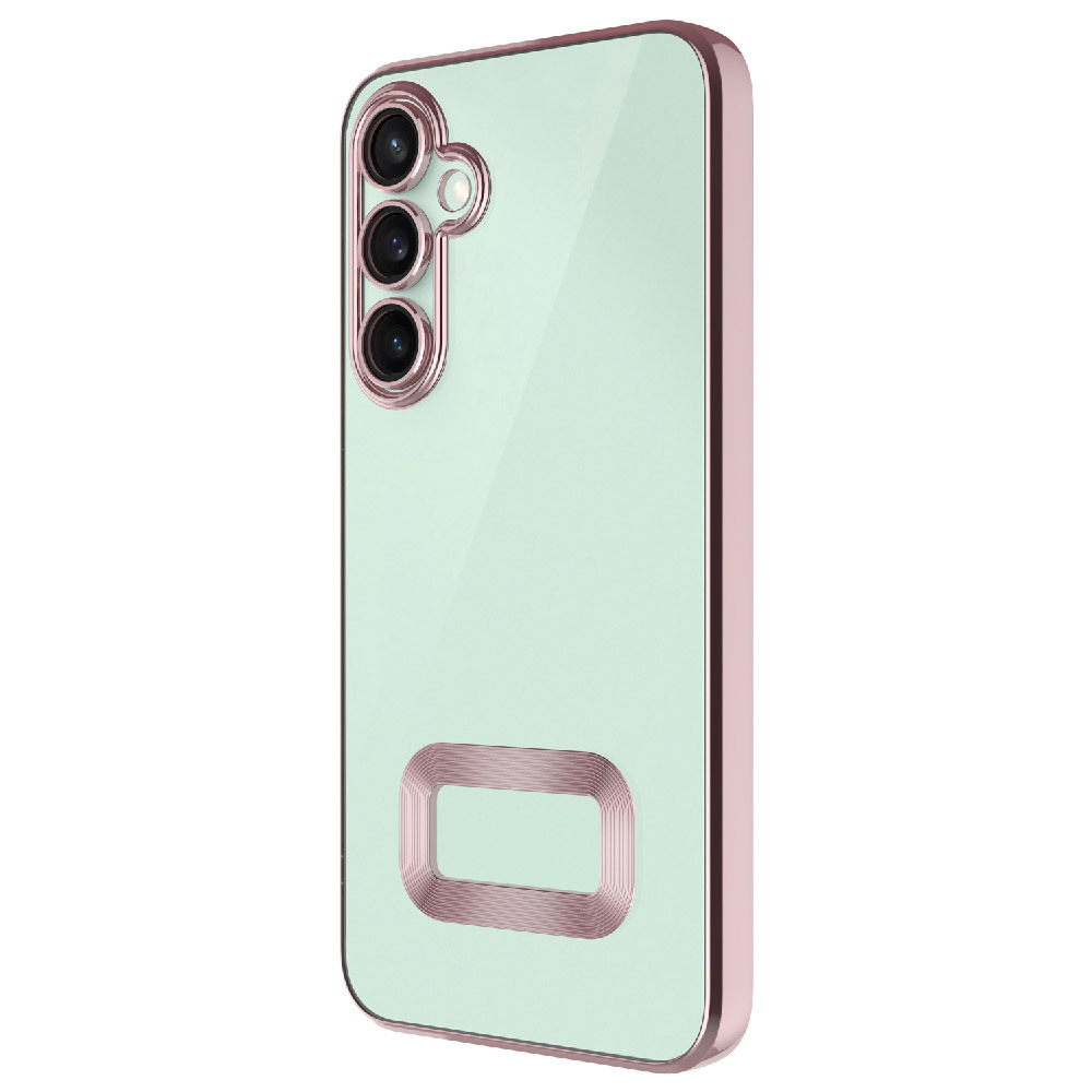 Samsung Galaxy A36 Uyumlu Kılıf Kamera Korumalı Logo Gösteren Zore Omega Kapak