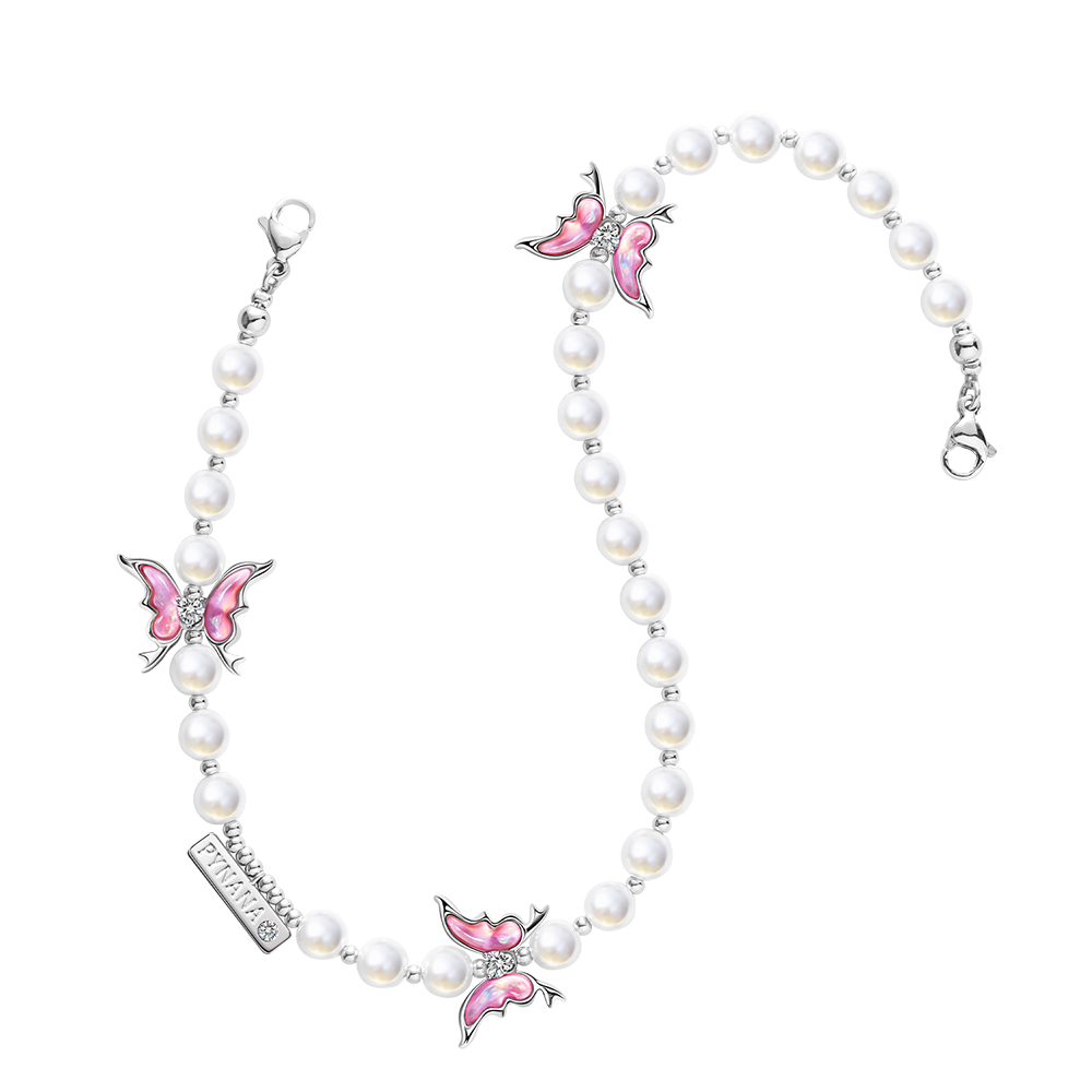 Pynana Gauzy Dream Serisi Çok Fonksiyonlu İnci Taşlı Telefon Boyun Askı İpi