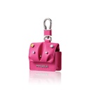 Apple Airpods Pro 2 Uyumlu Kılıf PU Deri Çanta Tasarımlı Taşlı Pynana Sugar Cube Serisi Kapak