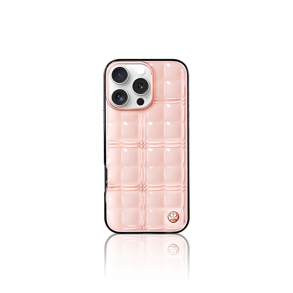 Apple iPhone 16 Pro Uyumlu Kılıf Askı Aparatlı Pynana Metal Grid Kapak