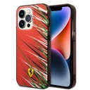 Apple iPhone 14 Pro Max Uyumlu Kılıf Ferrari Orjinal Lisanslı Baskı Logolu Çimen Desenli Kapak