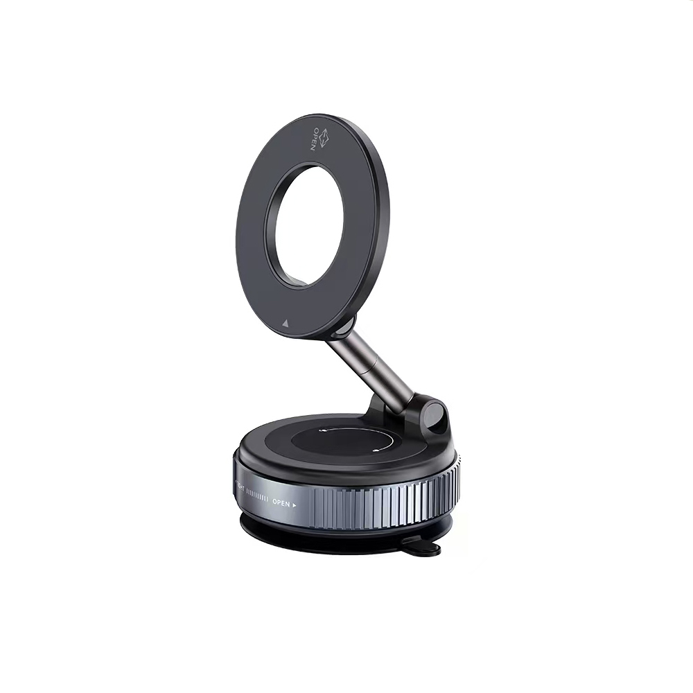 [RNZ-TA115791] Zore K007 360 Derece Dönebilen Vakum Özellikli Magnetik Telefon Tutucu (Siyah)