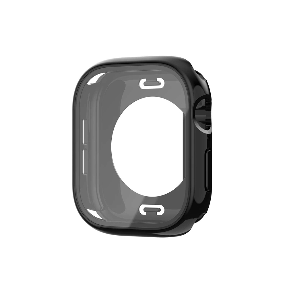 [RNZ-TA115777] Apple Watch 10 42mm Uyumlu 360 Derece Korumalı Kasa ve Ekran Koruyucu Zore Watch Gard 12 (Siyah)