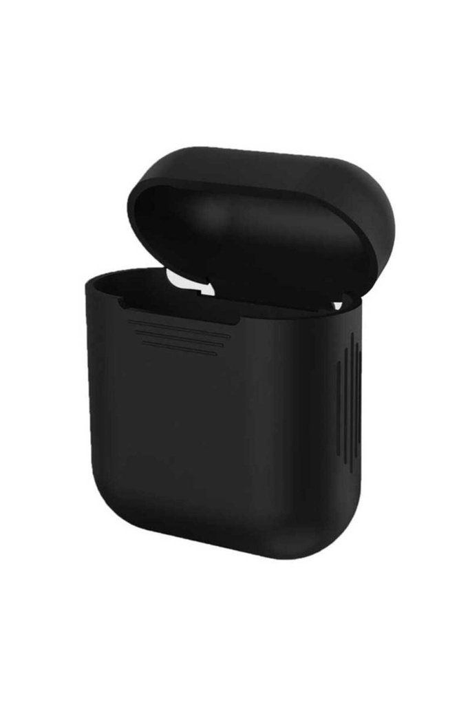[RNZ-TA12584] Apple Airpods Uyumlu Zore Standart Silikon Kılıf (Siyah)