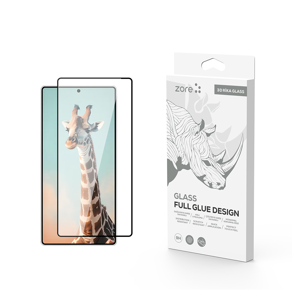 [RNZ-TA114807] Samsung Galaxy S25 Ultra Uyumlu Zore Rika Premium Temperli Cam Ekran Koruyucu