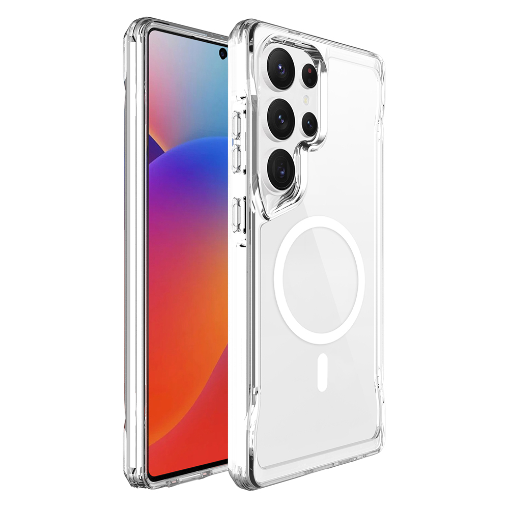 [RNZ-TA114818] Samsung Galaxy S25 Ultra Uyumlu Kılıf Zore M-safe Şarj Özellikli T-Max M-safe Kapak