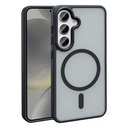 Samsung Galaxy S25 Uyumlu Kılıf M-safe Şarj Özellikli Mat Arka Yüzey Zore Sio Kapak