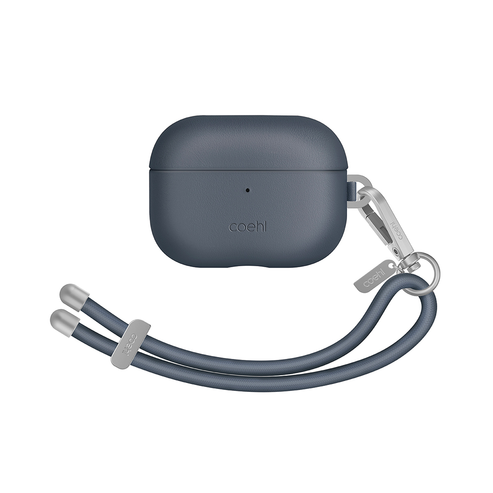 [RNZ-TA114890] Apple Airpods Pro 2 Uyumlu Kılıf Askı Aparatlı Coehl Haven Kapak (Lacivert)