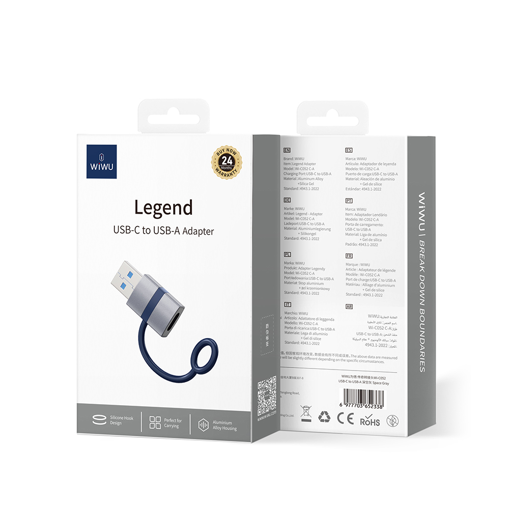 [RNZ-TA115518] Wiwu Wi-C052 Type-C to USB Çevirici OTG
