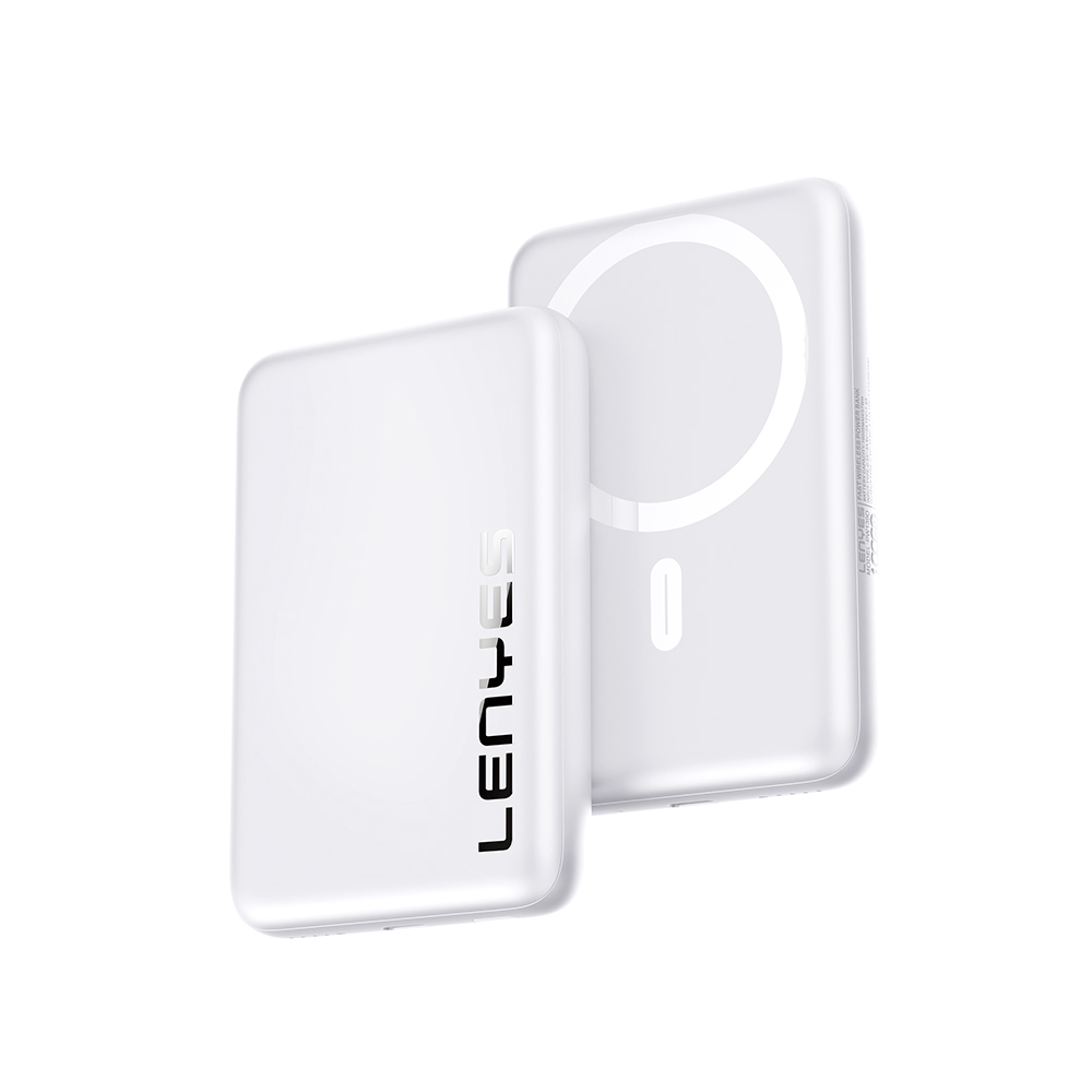 Lenyes PW139D PD 20W Ultra İnce Hızlı Şarj Özellikli Wireless Powerbank 15W 10000mAh