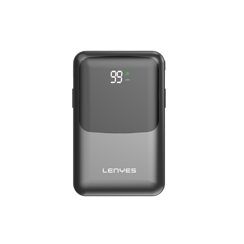 [RNZ-TA114156] Lenyes PW223D Dijital LED Göstergeli Kablosuz Şarj Özellikli Type-C ve Lightning Kablolu Powerbank 22.5W 20.000mAh