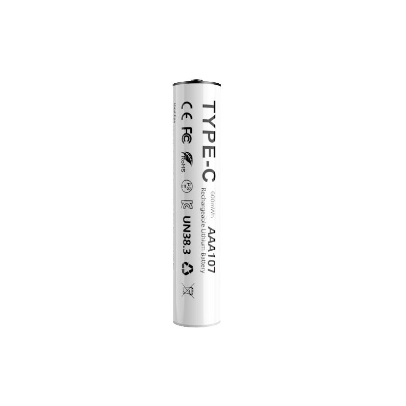 [RNZ-TA114163] Lenyes AAA107 Type-C Şarj Portlu Şarj Edilebilir AAA Lityum-ion Pil 600mWh 1.5V 2 Adet