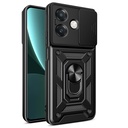 Oppo A3x 4G Uyumlu Kılıf Magnetik Standlı Kamera Korumalı Zore Sürgülü Vega Kapak