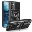 Samsung Galaxy A26 Uyumlu Kılıf Magnetik Standlı Kamera Korumalı Zore Sürgülü Vega Kapak