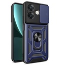 Oppo A3 Uyumlu Kılıf Magnetik Standlı Kamera Korumalı Zore Sürgülü Vega Kapak