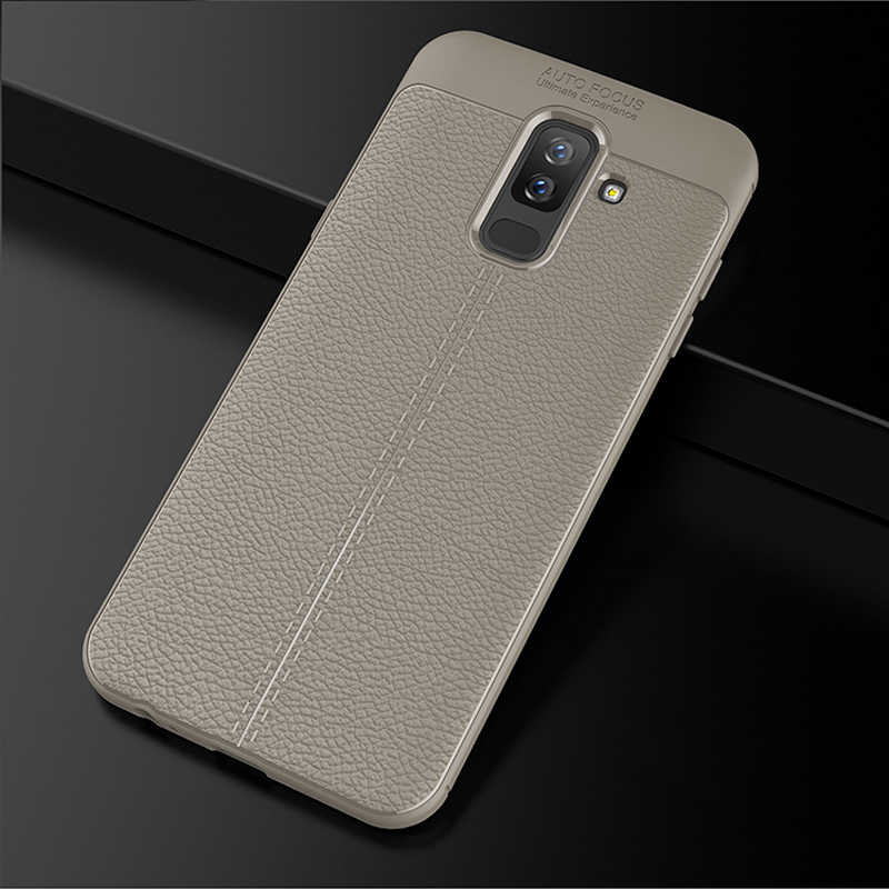 Samsung Galaxy J8 Uyumlu Kılıf Zore Niss Silikon Kapak
