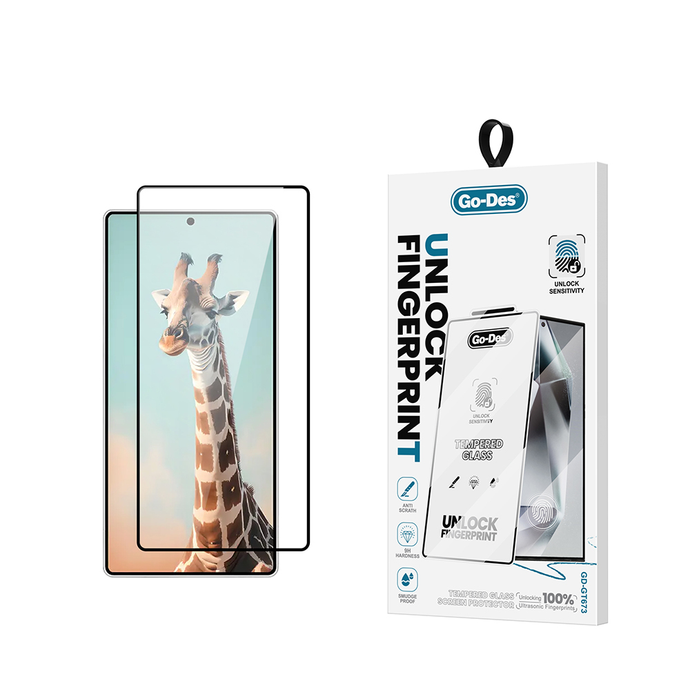 [RNZ-TA115599] Samsung Galaxy S25 Ultra Uyumlu Go Des GD-001 Parmak İzi Bırakmayan 9H Temperli HD Cam Ekran Koruyucu
