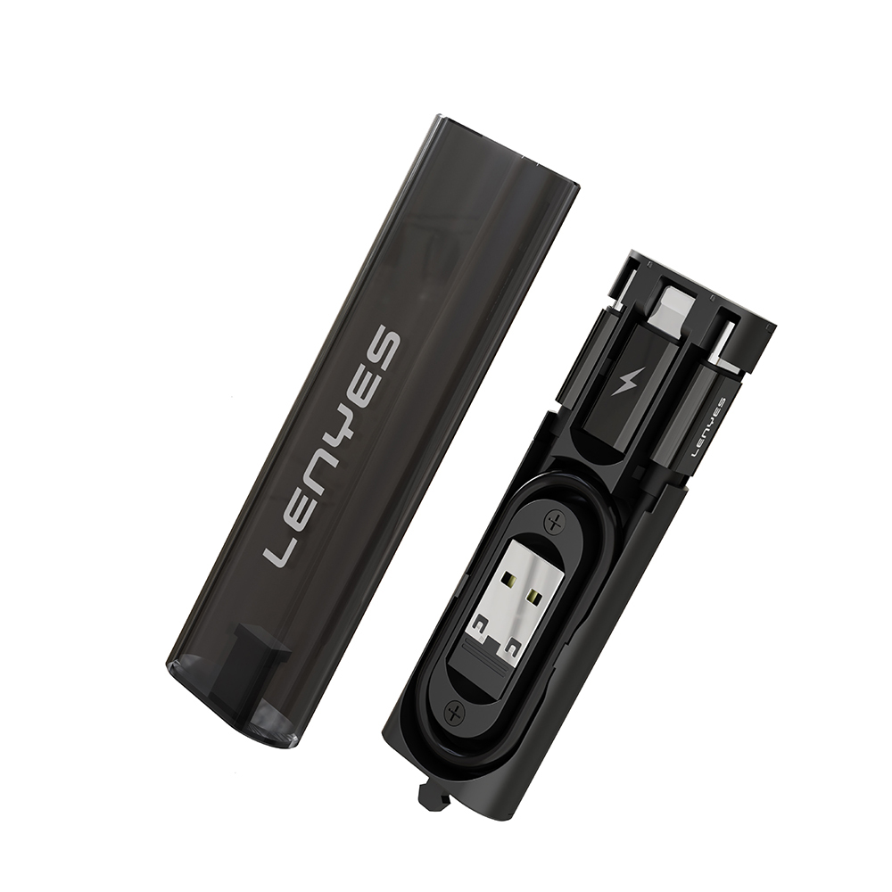 [RNZ-TA115431] Lenyes LB605 5in1 Type-C to Type-C Kablolu 60W Çevirici Adaptör Seti Saklama Kutusu