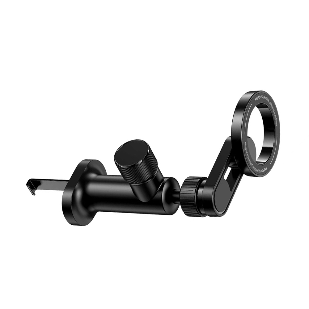 [RNZ-TA115554] Go Des GD-HD327 Magnetik M-safe Uyumlu 360 Derece Dönebilen Düz Zemin ve Havalandırma Tasarımlı Araç Telefon Tutucu
