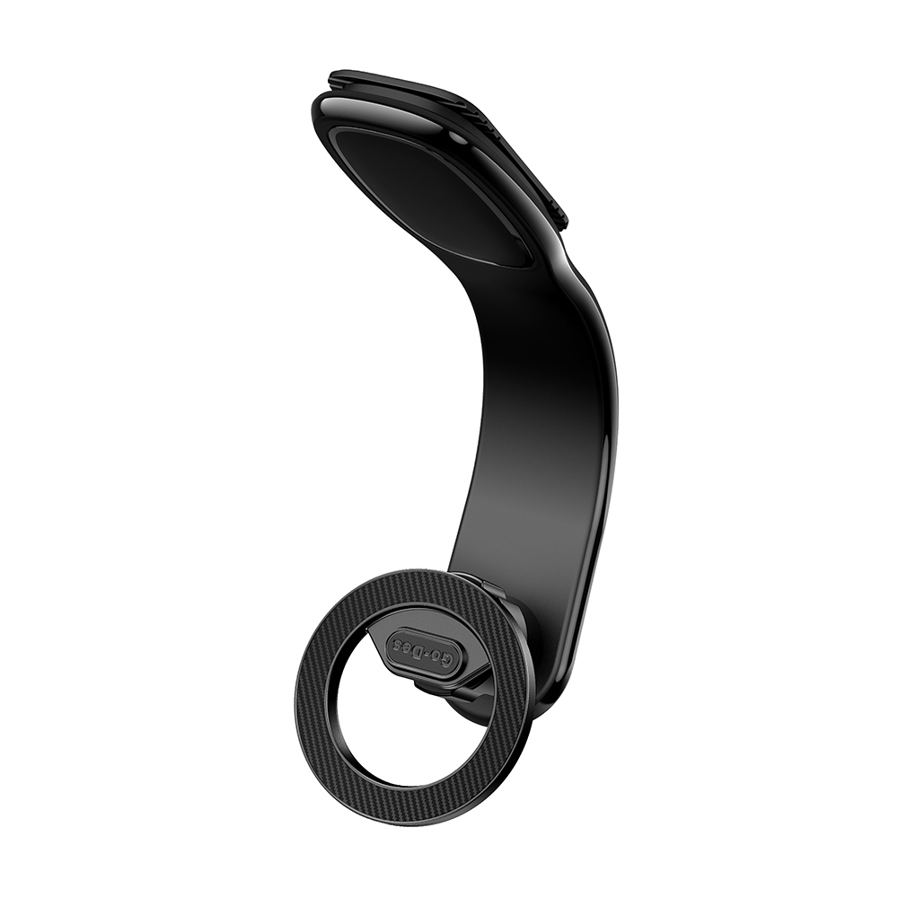 Go Des GD-HD987 Magnetik M-safe Uyumlu Bükülebilen Eğimi ve Düz Zemin Araç Telefon Tutucu