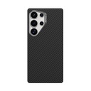 Samsung Galaxy S25 Ultra Uyumlu Kılıf M-safe Şarj Özellikli 600D Metal Kamera Çerçeveli Raptic Aramid Fiber Serisi Kapak