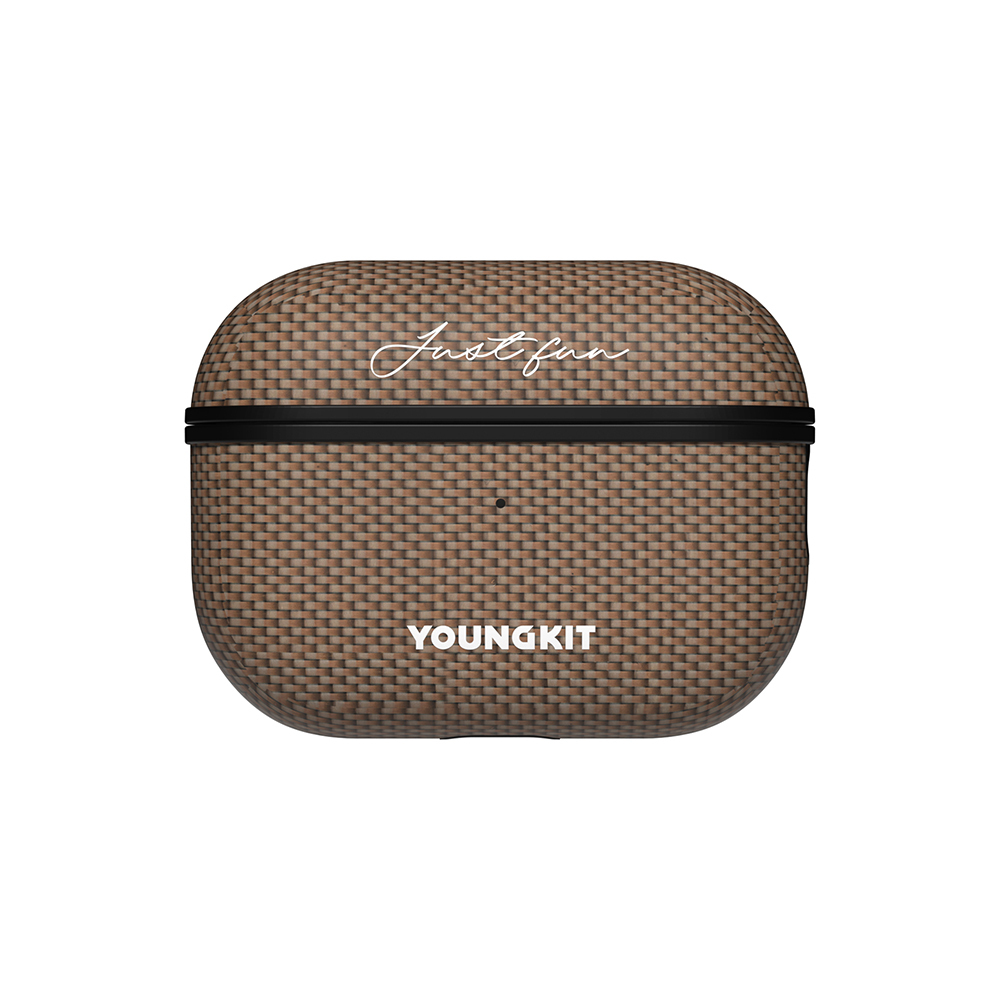 Apple Airpods Pro 2 Uyumlu Kılıf M-safe Şarj Özellikli Aramid Fiber Youngkit 1500D Kevlar Extreme Wing Serisi Kapak