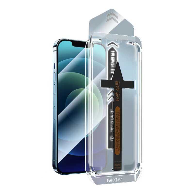 [RNZ-TA116296] Apple iPhone 16E Uyumlu Zore Süper Fast Anti-Dust Toz Önleyici Temperli Ekran Koruyucu