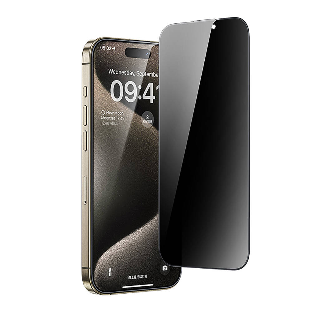 [RNZ-TA116313] Apple iPhone 16E Uyumlu Casebang Privacy Hayalet Ekran Koruyucu + Kolay Uygulama Aparatı