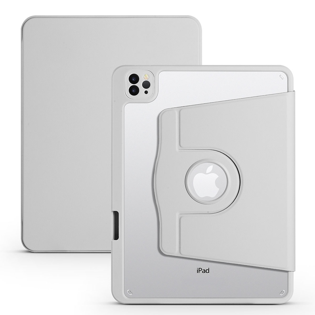 Apple iPad Air 11 2025 M3 Uyumlu Kılıf Zore Termik Kalem Bölmeli Dönebilen Standlı Kılıf