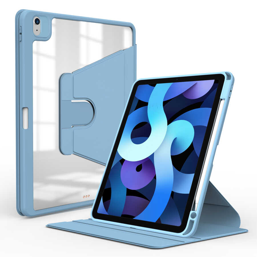 Apple iPad 11.Nesil 2025 Uyumlu Kılıf Zore Nayn Dönebilen Standlı Kılıf